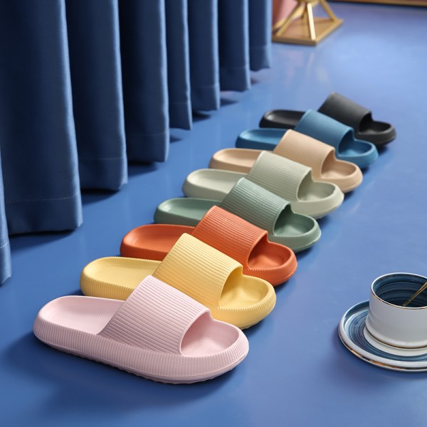 Women Thick Sole Home Slippers Ladies Platform Flat Shoes Non-Slip Eva Living Room Indoor Slides Women Man Slippers