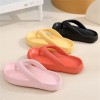 2022 New Flip Flops Fashionable Woven Pattern Slides One-Piece Eva Slippers Non-Slip Beach Holiday Shoes Home Indoor Slippers