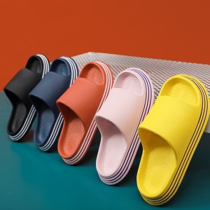 Summer Women Indoor Slippers Casual Non-slip Bathroom Home Slippers Floor Flat Shoes Ladies/men Thick Bottom Slides