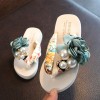 Women Pinch Sandals Female Flowers Slippers Summer New Non-Slip Children Flip-Flops Girls Fashion Beach Shoes