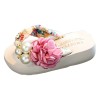 Women Pinch Sandals Female Flowers Slippers Summer New Non-Slip Children Flip-Flops Girls Fashion Beach Shoes