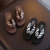 Floral Beach Sandals Wedge Platform Thongs Slippers Flip Flops suummer shose for women girls