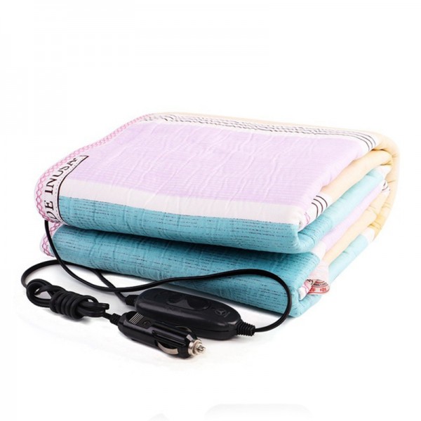 Car Electric Warming Heating Blanket Pad Shoulder Neck Mobile Heating Shawl USB Cigarette lighter Charge Electric Blankets