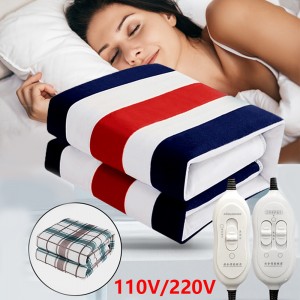 Electric Blanket 220/110V Thicker Heater Heated Blanket Mattress Thermostat Electric Heating Blanket