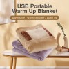 USB Electric Blanket Soft Thicker Heater Bed Warmer Machine Washable Thermostat Electric Heating Mat For Home Office