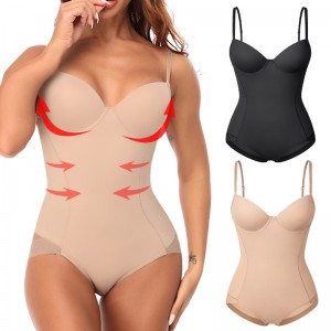 Women Slimming Bodysuits One-piece Shapewear Tops Tummy Control Body Shaper Seamless Camisole Jumpsuit with Built-in Bra