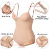 Women Slimming Bodysuits One-piece Shapewear Tops Tummy Control Body Shaper Seamless Camisole Jumpsuit with Built-in Bra