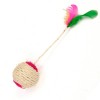 Cat Toy Sisal Scratching Ball Training Interactive Toy for Kitten Pet Cat Supplies Funny Play Feather Toy