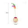 Cat Toy Sisal Scratching Ball Training Interactive Toy for Kitten Pet Cat Supplies Funny Play Feather Toy