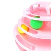 3/4 Levels Cats Toy Tower Tracks Interactive Cat Intelligence Training Amusement Plate Tower Cat Tunnel