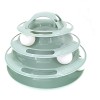 3/4 Levels Cats Toy Tower Tracks Interactive Cat Intelligence Training Amusement Plate Tower Cat Tunnel