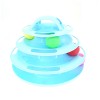 3/4 Levels Cats Toy Tower Tracks Interactive Cat Intelligence Training Amusement Plate Tower Cat Tunnel