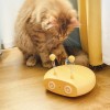 Electric Robot Cat Interactive Cat Toy Turntable Automatic Feather Teasing Stick Laser USB Charging Funny Cat Toys
