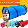 7 Colors Funny Pet Cat Cave Tunnel Cat Play Rainbown Tunnel Brown Foldable 2 Holes Cat Tunnel Kitten Toy Bulk Toys Rabbit Tunnel