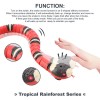 Automatic Cat Toys Eletronic Snake Interactive Toys Smart Sensing Snake Tease Toys For Cats Dogs