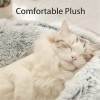 Winter Long Plush Pet Cat Bed Round Home Cushion Warm Luxury Cat Basket Sleep Bag Nest Kennel For Small Dog Cat's House