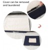 Large Shredded Plush Memory Foam Dog Bed with Removable Washable Cover Orthopedic Pet Cat Mat Cushion