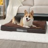 Large Shredded Plush Memory Foam Dog Bed with Removable Washable Cover Orthopedic Pet Cat Mat Cushion