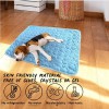 Pet Cooling Mat Breathable Washable Summer Pad Dog Cat Self Cool Blanket for Kennel Crate and Bed Sleeping