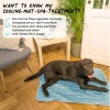 Pet Cooling Mat Breathable Washable Summer Pad Dog Cat Self Cool Blanket for Kennel Crate and Bed Sleeping