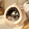 Sweet Cats Bed Warm Pet Basket Cozy Kitten Lounger Cushion Cat House Tent Soft Small Dog Mat Bag