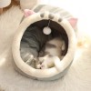 Sweet Cats Bed Warm Pet Basket Cozy Kitten Lounger Cushion Cat House Tent Soft Small Dog Mat Bag