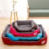 Pet Large Dog Bed Warm House Candy-colored Square Nest Pet Kennel For Small Medium Large Dogs Cat Puppy Plus Size Dog Baskets