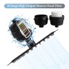 Black 20 Stages Shower Filter Remove Chlorine Heavy Metals Filtered Soften Hard Water Shower Head Filtration Purifier